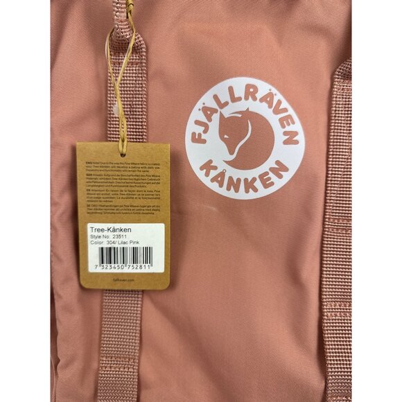 Fjallraven Unisex Tree Kanken 16L Water Resistant Backpack 23511 Lilac Pink OS - Picture 2 of 10